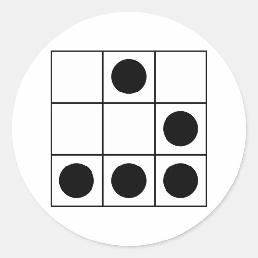 "The Gilder Hacker Emblem" Runder Aufkleber (Vorderseite)