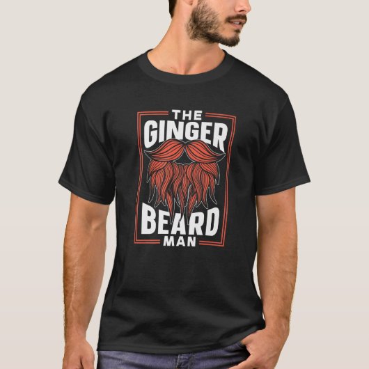 The Ginger Beard Man Ireland Gaelic Irish St. Patr T-Shirt (Vorderseite)