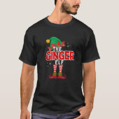 The Ginger Elf Funny Family Matching Weihnachten G T-Shirt (Vorderseite)