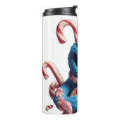 The Gingerbread Monster | Funny Christmas Art Thermosbecher (Nach links gedreht)