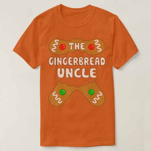 The Gingerbread Uncle Family Matching Group Christ T-Shirt (Design vorne)