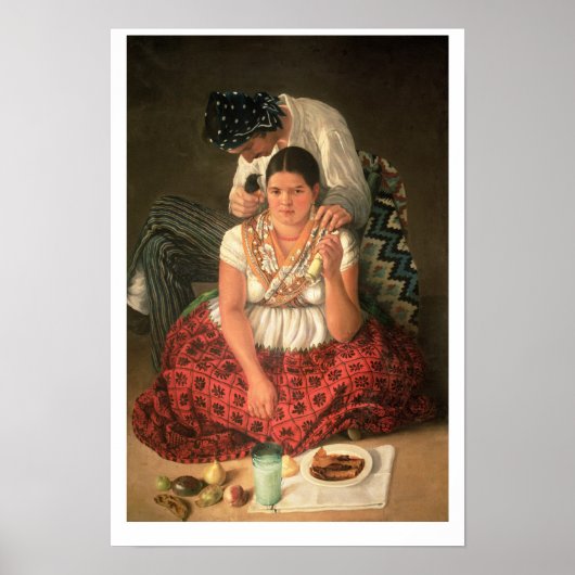 The Gipsy Boy and Girl (Öl auf Leinwand) Poster (Vorne)