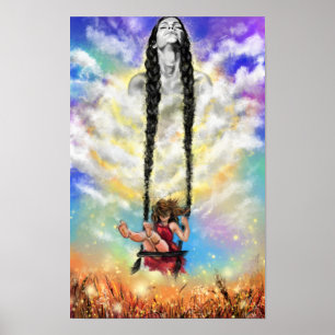 The Girl in Me Poster - Gefühl - Malerei Art