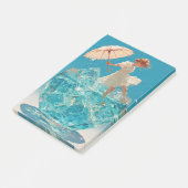 The Girl in the Glass Post-it Klebezettel (angewinkelt)