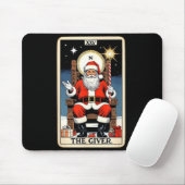 The Giver Santa Tarot Card Style Christmas Graphic Mousepad (Mit Mouse)