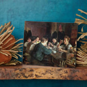 The Glass Blowers, 1883 (oil on canvas) Fotoplatte (Seite)