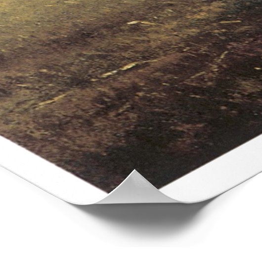 The Gleaners, 1857 Jean-Francois Millet Poster (Ecke)