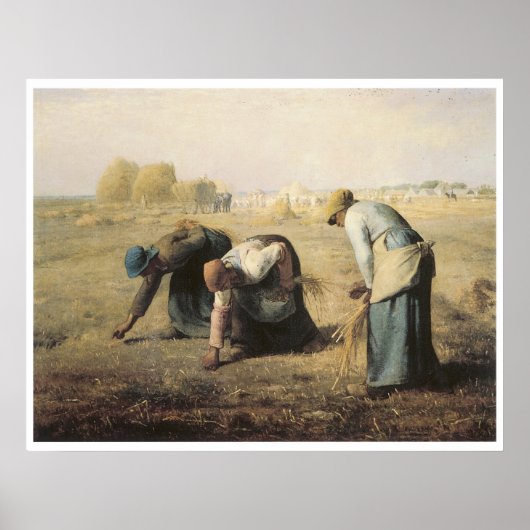 The Gleaners, 1857 Jean-Francois Millet Poster (Vorne)