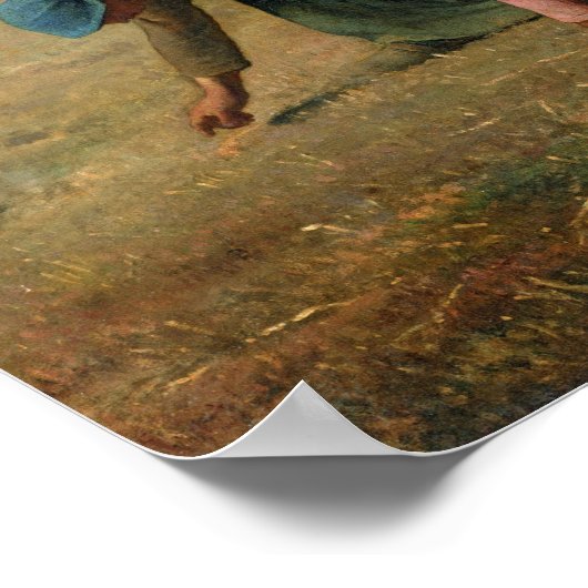 The Gleaners, 1857 Poster (Ecke)