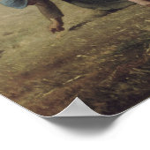 The Gleaners by Millet - Poster (Ecke)