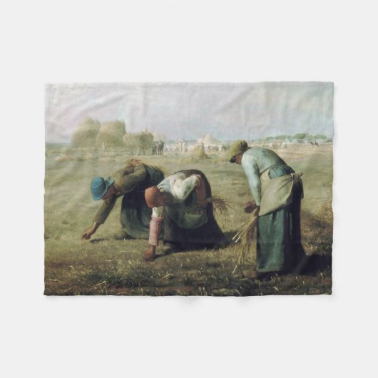 The Gleaners, Jean-Francois Millet, 1857 Fleecedecke (Vorderseite (Horizontal))