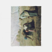 The Gleaners, Jean-Francois Millet, 1857 Fleecedecke (Vorderseite)