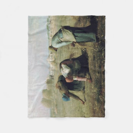 The Gleaners, Jean-Francois Millet, 1857 Fleecedecke (Vorderseite)