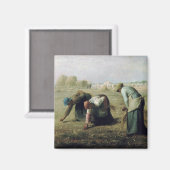 The Gleaners, Jean-Francois Millet, 1857 Magnet (Vorderseite/Rückseite)