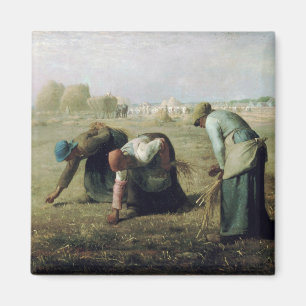 The Gleaners, Jean-Francois Millet, 1857 Magnet