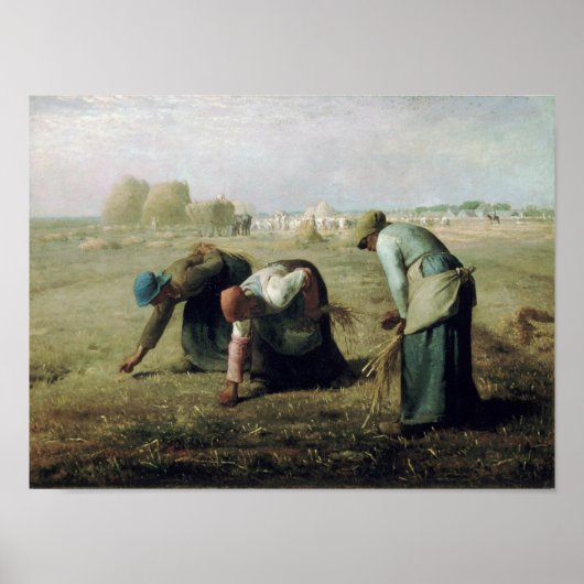 The Gleaners, Jean-Francois Millet, 1857 Poster (Vorne)