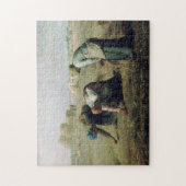 The Gleaners, Jean-Francois Millet, 1857 Puzzle (Vertikal)
