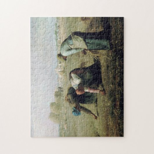 The Gleaners, Jean-Francois Millet, 1857 Puzzle (Vertikal)