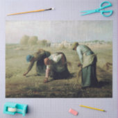 The Gleaners, Jean-Francois Millet, 1857 Seidenpapier (Basteln)