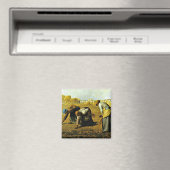 The Gleaners - Jean-Francois Millet Magnet (In Situ (Geschirrspüler))