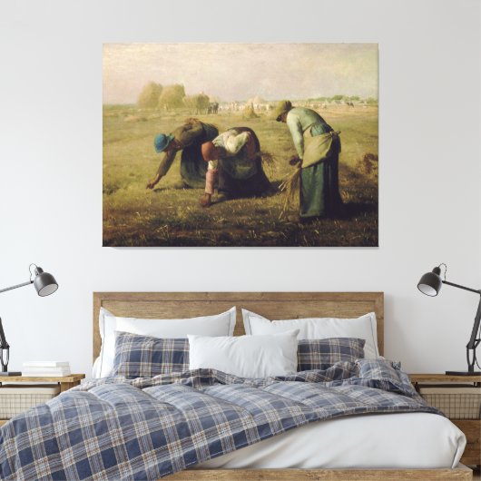 The Gleaners von Jean-François Millet 1857 Leinwanddruck (Insitu (Schlafzimmer))