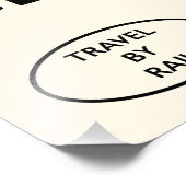 The Glenfinnan Viadukt Scotland. Fotodruck (Ecke)