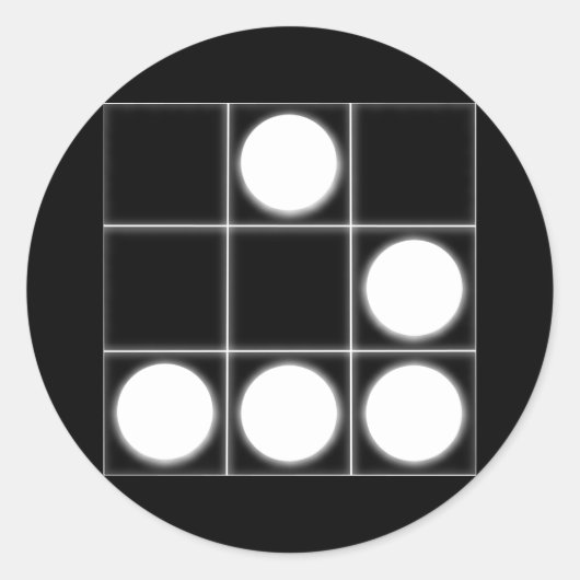 The Glider: Ein Universeller Hacker Emblem Sticker (Vorderseite)