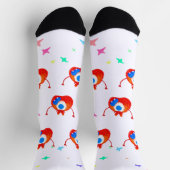 The Glitchy Stardust Monster Socken (Oben)