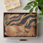 The Glitzer Tiger Series Design #10 Seidenpapier (Geschenk)