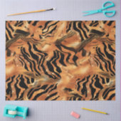 The Glitzer Tiger Series Design #10 Seidenpapier (Basteln)