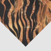 The Glitzer Tiger Series Design #11 Seidenpapier (Ausschnitt)