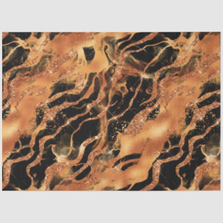 The Glitzer Tiger Series Design #12 Seidenpapier