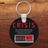 THE GLOBAL ENVIRONMENTAL CRISIS SCHLÜSSELANHÄNGER (Vorderseite)