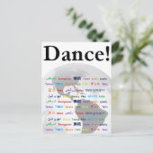 The Global Language Postkarte (Stehend Vorderseite)