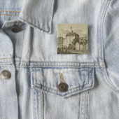 The Globe-Theater auf dem Bankside, wie es i Button (Beispiel)