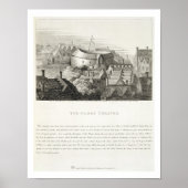 The Globe Theatre, c.1647, herausgegeben von Rober Poster (Vorne)