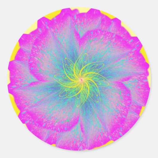 The Glory of The Universe by pwrflwr Runder Aufkleber (Vorderseite)