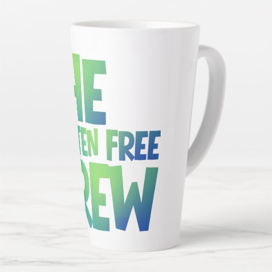 The Gluten Free Crew Milchtasse (Rechte Ecke)