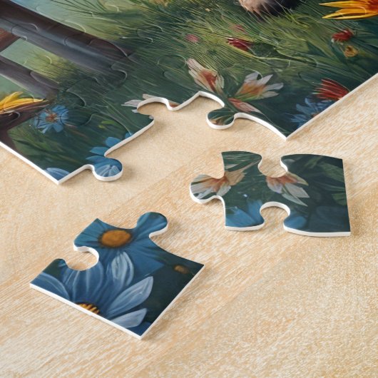 The gnome and the butterfly puzzle (Seite)