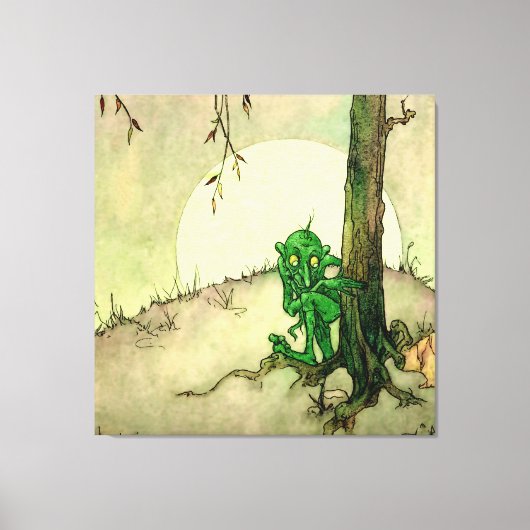 "The Gnome" von Marjorie Miller Leinwanddruck (Vorderseite)