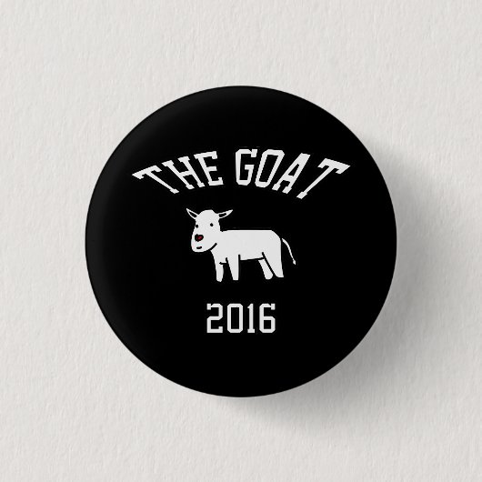THE GOAT BUTTON (Vorderseite)
