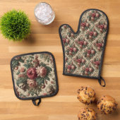 The Goblin Couriers - Gotisch Viktorianisch Ofenhandschuh & Topflappen-Set (Oben Unten)