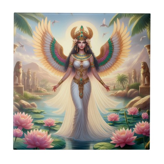 The Goddess Isis is All Things to All Men Fliese (Vorderseite)
