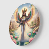 The Goddess Isis is All Things to All Men Große Wanduhr (Winkel)