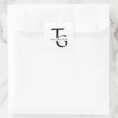 THE GODFATHER (Il Padrino) Quadratischer Aufkleber (Tasche)