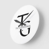 THE GODFATHER (Il Padrino) Runde Wanduhr (Winkel)
