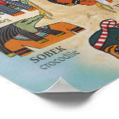 The gods of Ancient Egypt Poster (Ecke)