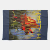 The Golden Captivity of the Rose Geschirrtuch (Horizontal)