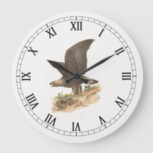 The Golden Eagle (Aquila chrysaetos) NY Bird Image Große Wanduhr