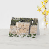 The Golden Gate, Old City of Jerusalem, Israel - Karte (Gelbe Blume)